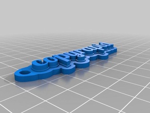 copyrapid Schlüsselanhänger angepasst 3d print model - Mito3D