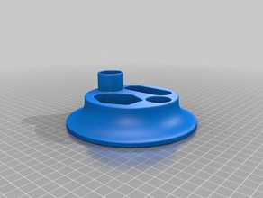 mesa de vape pie contenedores 3d print model - Mito3D