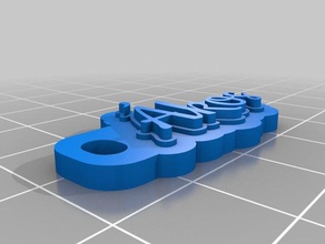 &aacutekos llaveros personalizado 3d print model - Mito3D
