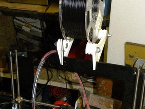 bague de support bobine bush 3d l'imprimante accessoires filament titulaire la modification prusa 3d print model - Mito3D