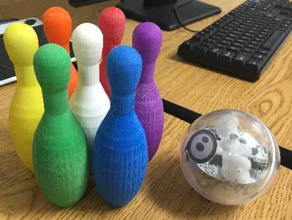 bowling pin sphero escala la robótica 3d print model - Mito3D