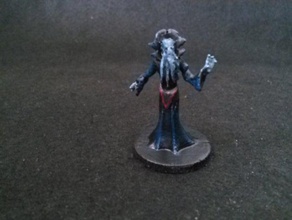 hatheg illithid necromancer toy game accessories dd dnd dungeons dragons mindflayer mind flayer mini miniature monster openforge pathfinder role playing games rpg tabletop warhammer 3d print model - Mito3D