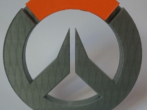 overwatch stehen video Spiele 3d-logo logo 3d print model - Mito3D