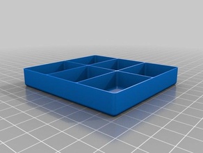 nuts bolts tray organization customized 3d print model - Mito3D