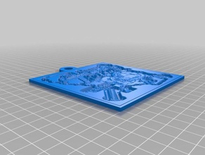 toros de litografía la prueba 2d art personalizado 3d print model - Mito3D