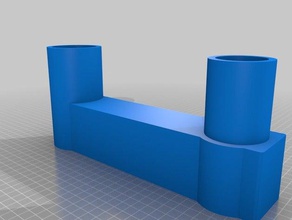 houder draadrollert Container angepasst 3d print model - Mito3D