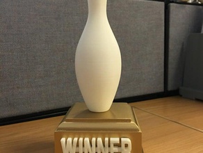 Gewinner melden Zeichen logos contest-Gewinner trophy 3d print model - Mito3D