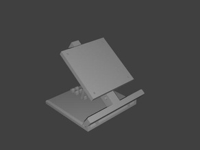 pantalla de stand oficina 3d print model - Mito3D
