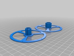 personalizable de la bobina organización personalizador carrete cinta opciones almacenamiento subproceso alambre 3d print model - Mito3D