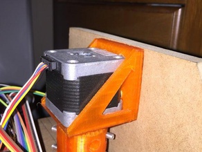 stepper bracket 3d printer parts motor mount 3d print model - Mito3D