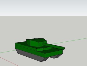 tank games 3d print model - Mito3D