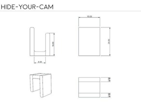 nascondere-il-tuo-cam computer 3d print model - Mito3D