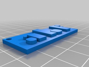 logo abf extrud&eacute sinais logotipos 3d print model - Mito3D