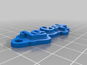 copi keychains customized 3d print model - Mito3D