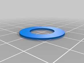 rondelle de la porte pièces personnalisé 3d print model - Mito3D