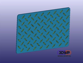 car floor mat protector sport outdoors automobile automotive floormat teardrop 3d print model - Mito3D