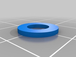 rondelle de la porte pièces personnalisé 3d print model - Mito3D