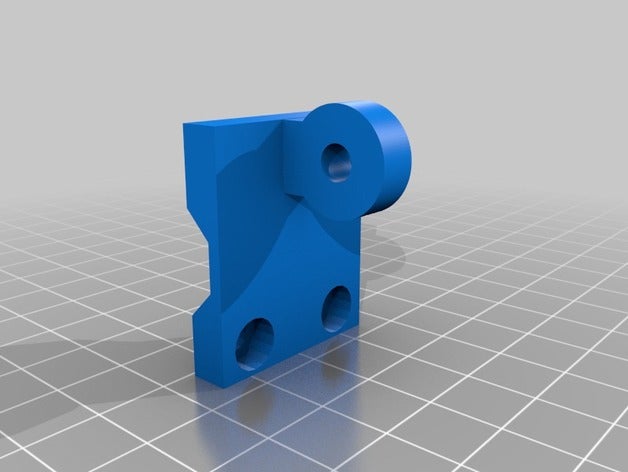 el bloque de rodamientos del ventilador refrigeración montaje hictop geeetech etc 3d la impresora partes Ventilador 40mm conducto fanduct prusa i3 rodamiento 3D print model - Mito3D