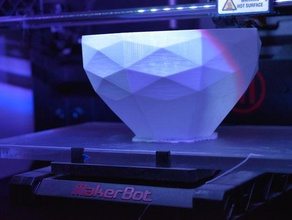 hex baixo do vaso a arte ferramentas 3d print model - Mito3D