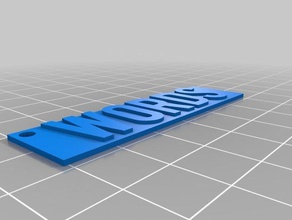 palavras cadeia 3d impressão 3d print model - Mito3D