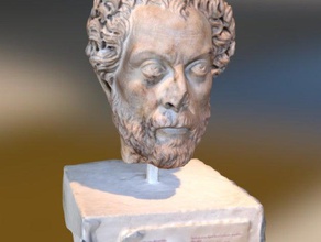 retrato imperial civil servo varreduras réplicas Impressora 3d Digitalização em mármore fotogrametria romano de roma escultura texturizado 3d print model - Mito3D