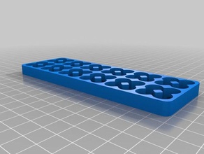 özelleştirilmiş pil tepsi organizasyon 3d print model - Mito3D