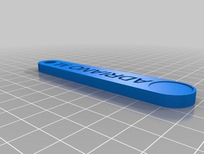 adriano keychains customized 3d print model - Mito3D