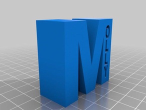 molly logo 3d baskı 3d print model - Mito3D