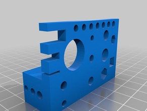 simple calibration plate 3d printing tests millimeters solidworks 3d print model - Mito3D