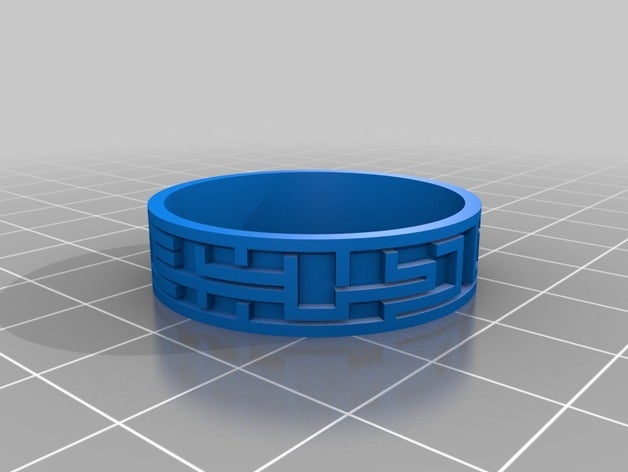 anillo 1 a moda personalizado 3D print model - Mito3D