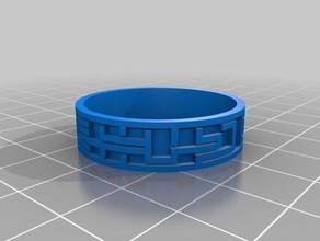 anillo 1 de la mode personnalisé 3d print model - Mito3D