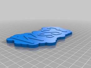 whysoserious logo 3d printing joker personal 3d print model - Mito3D
