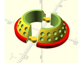 copertura del tubo di sostituzione parti radiatore 3d print model - Mito3D