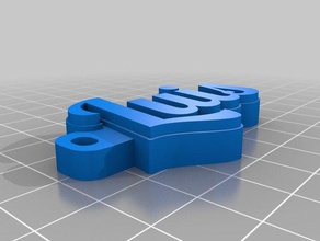 luis trousseau de clés porte-clés personnalisé 3d print model - Mito3D
