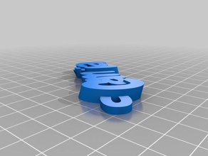 chewy camila llaveros personalizado 3d print model - Mito3D