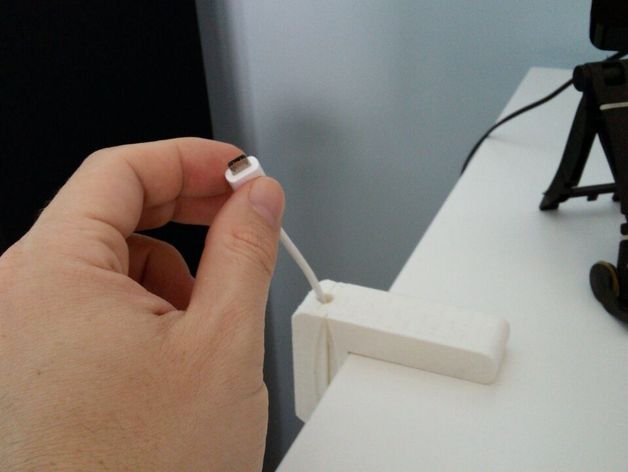 ikea linnmon suporte do cabo móveis telefone 3D print model - Mito3D