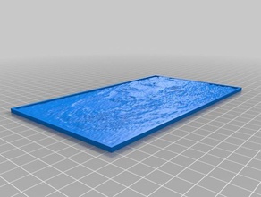 blas rubia negativo 2d a arte personalizado 3d print model - Mito3D