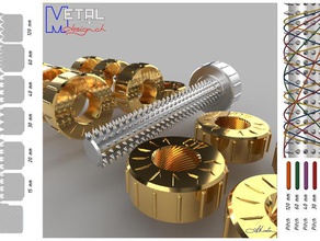 vis Magic n&deg5 mühendislik crou fındık vida 3d print model - Mito3D