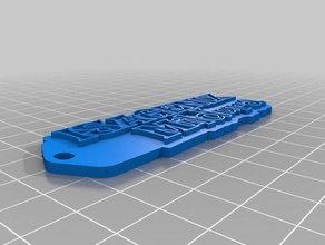 isa mda keychains customized 3d print model - Mito3D