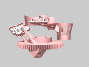 Impreso en 3d guardián del proyecto art los ángulos boolean producto de la licitación unión 3d print model - Mito3D