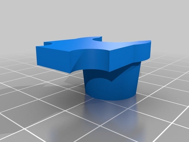 deltaprintr hotend retainer wire pass thru 3d printer parts 3D print model - Mito3D