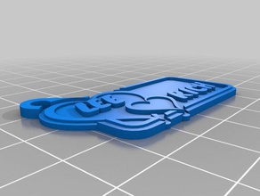 kjey Schlüsselanhänger angepasst 3d print model - Mito3D