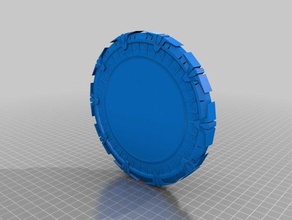 stargate disc only toys games 3d print model - Mito3D