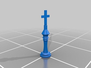 onshape king chess piece other makeathon 3d print model - Mito3D