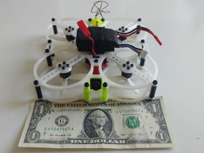 dj105 105mm brushless quadcopter rc veículos micro 3d print model - Mito3D
