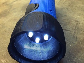 flashlight v10 hand tools 3d print model - Mito3D
