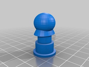 pawn replacement 3d printing art project chess piece designproject math 3d print model - Mito3D