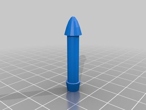 dinky toy ufo shado2 replacement missile game accessories 3d print model - Mito3D