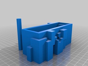 my customized tape dispenser office 3d print model - Mito3D