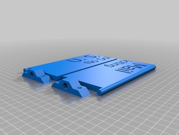 posta Yuvası Kapağı ev kutusu 3D print model - Mito3D